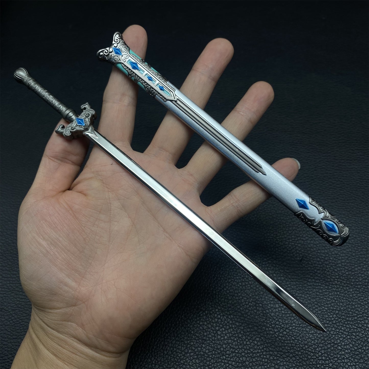 Anime Peripheral Fairy Sword Metal Miniature