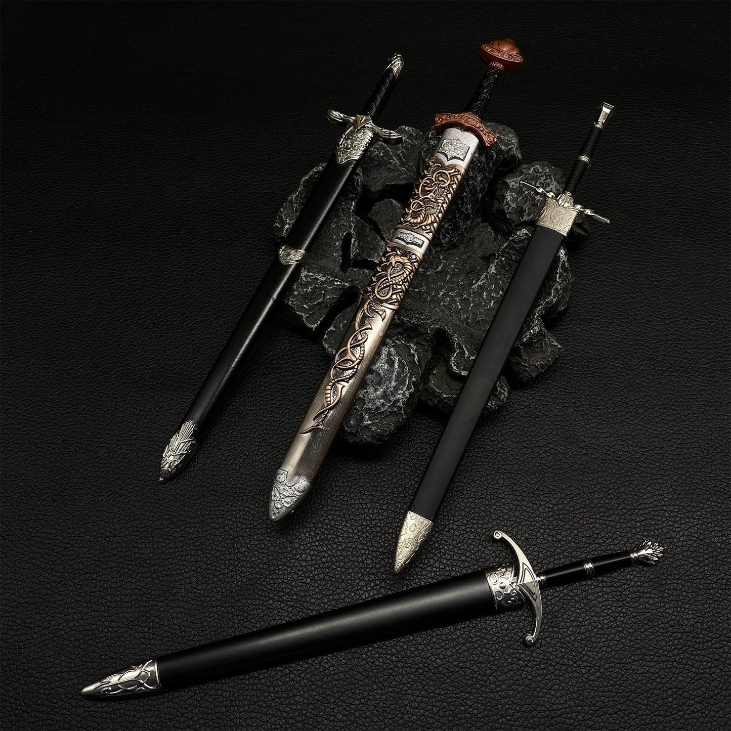 Middle Age Knight Swords Viking Sword 4 In 1 Pack