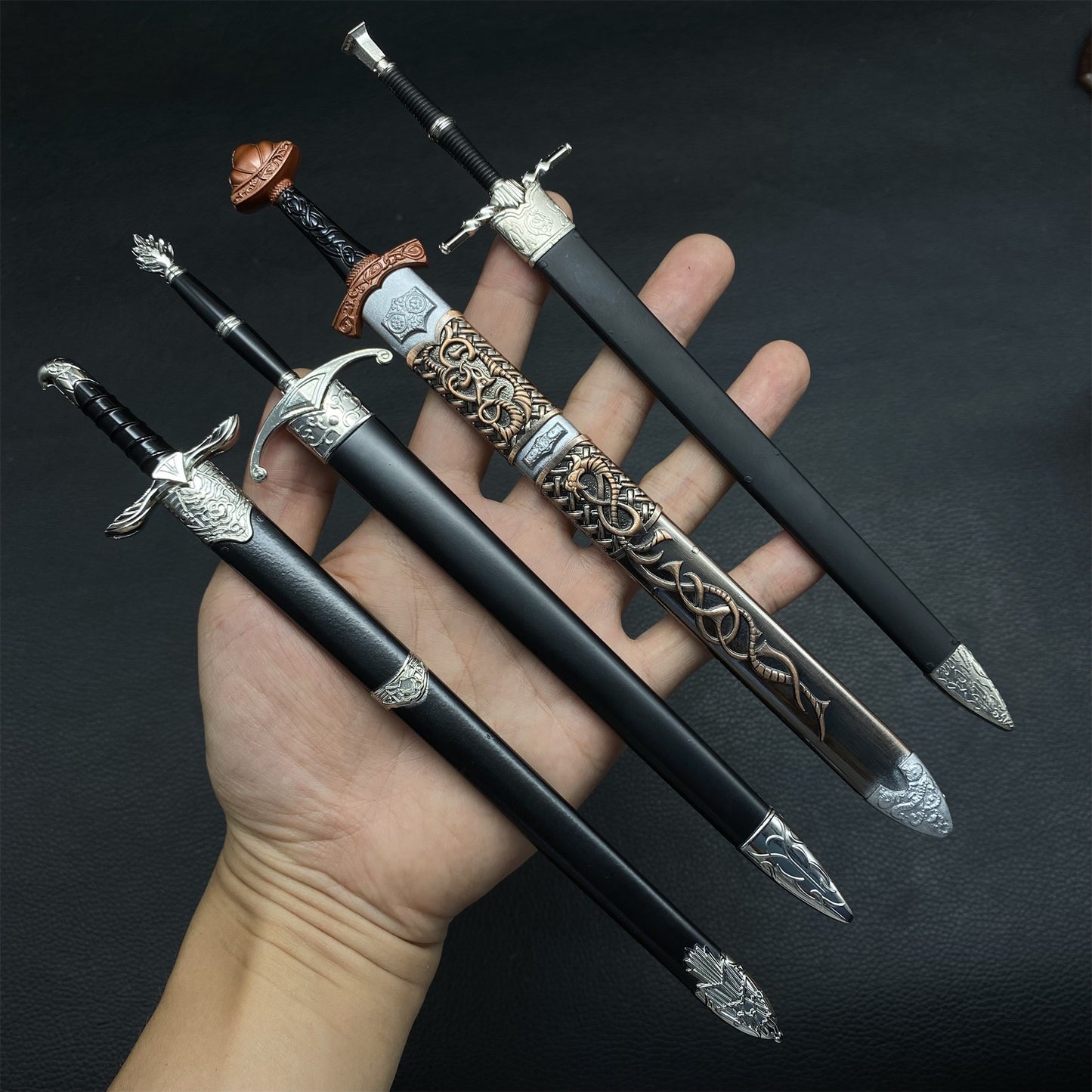 Middle Age Knight Swords Viking Sword 4 In 1 Pack
