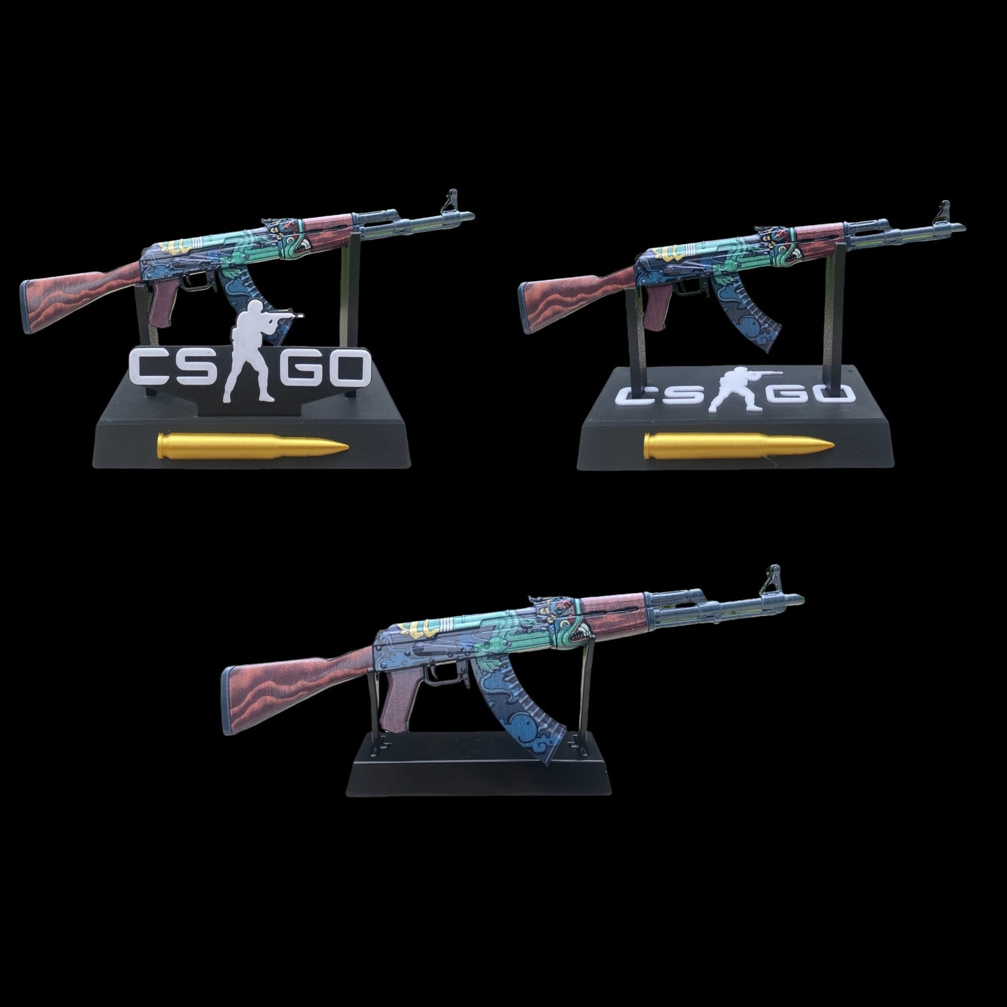 Fire Serpent AK47  Metal Miniature