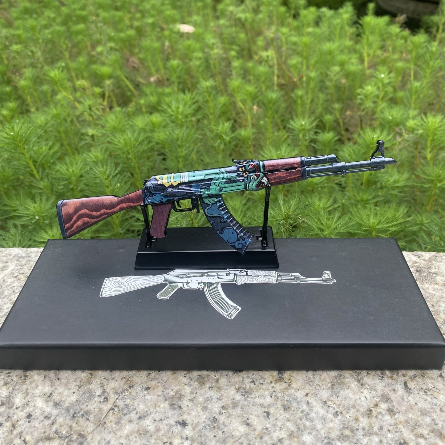 Fire Serpent AK47  Metal Miniature