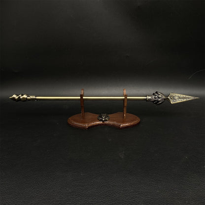 Ne Zha 2 Anime Film Props Fire Tip Spear Metal Replica