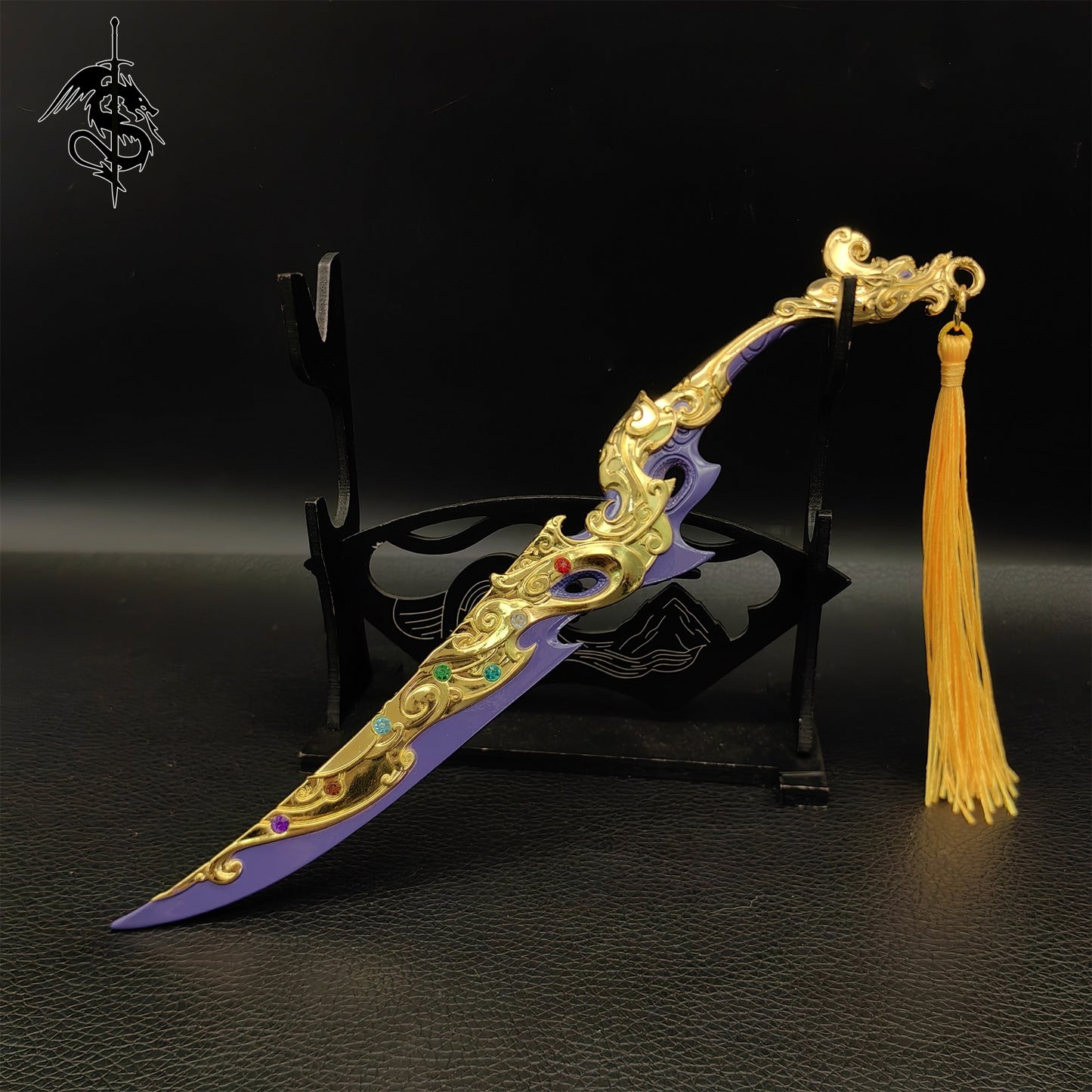 Chinese Movie Highness the Wolf Flowing Cloud Gold Sword Replica