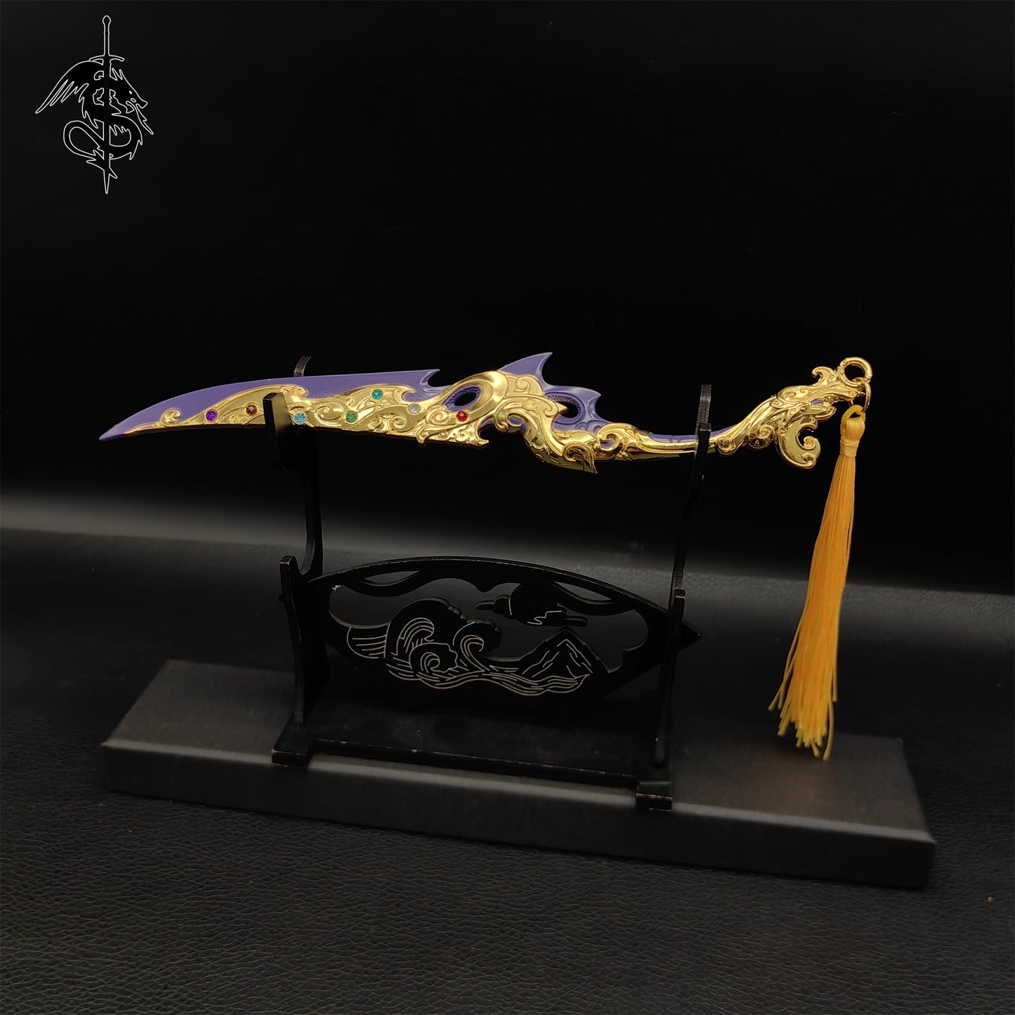 Chinese Movie Highness the Wolf Flowing Cloud Gold Sword Replica