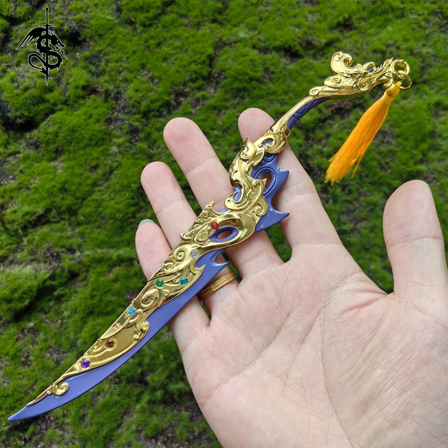 Chinese Movie Highness the Wolf Flowing Cloud Gold Sword Replica