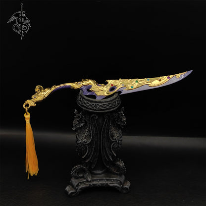 Chinese Movie Highness the Wolf Flowing Cloud Gold Sword Replica