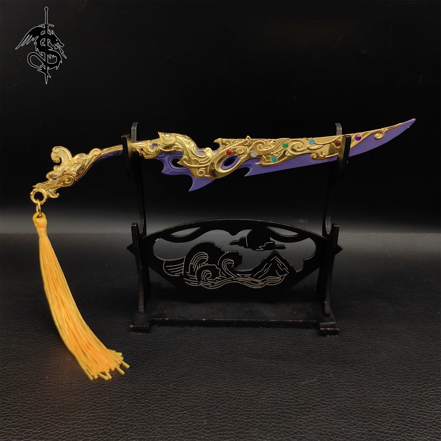 Chinese Movie Highness the Wolf Flowing Cloud Gold Sword Replica