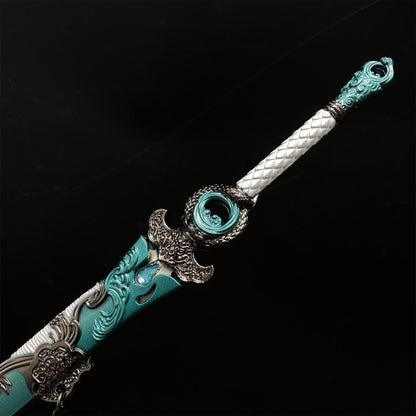 Anime Peripheral Sixteen Prefectures Flying Wave Sword Metal Replica