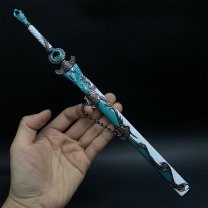 Anime Peripheral Sixteen Prefectures Flying Wave Sword Metal Replica