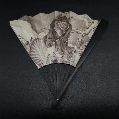 Black Myth New Game Zhong Kui's Ghost Catching Folding Fan Cosplay Prop