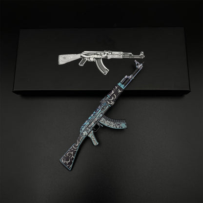 Hot Game CS2 AK47 Frontside Misty Mini Metal Replica Game Prop Collectible