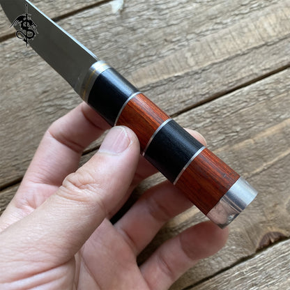 Wooden Handle Fruit Knife Mini Unboxing Tool Knife