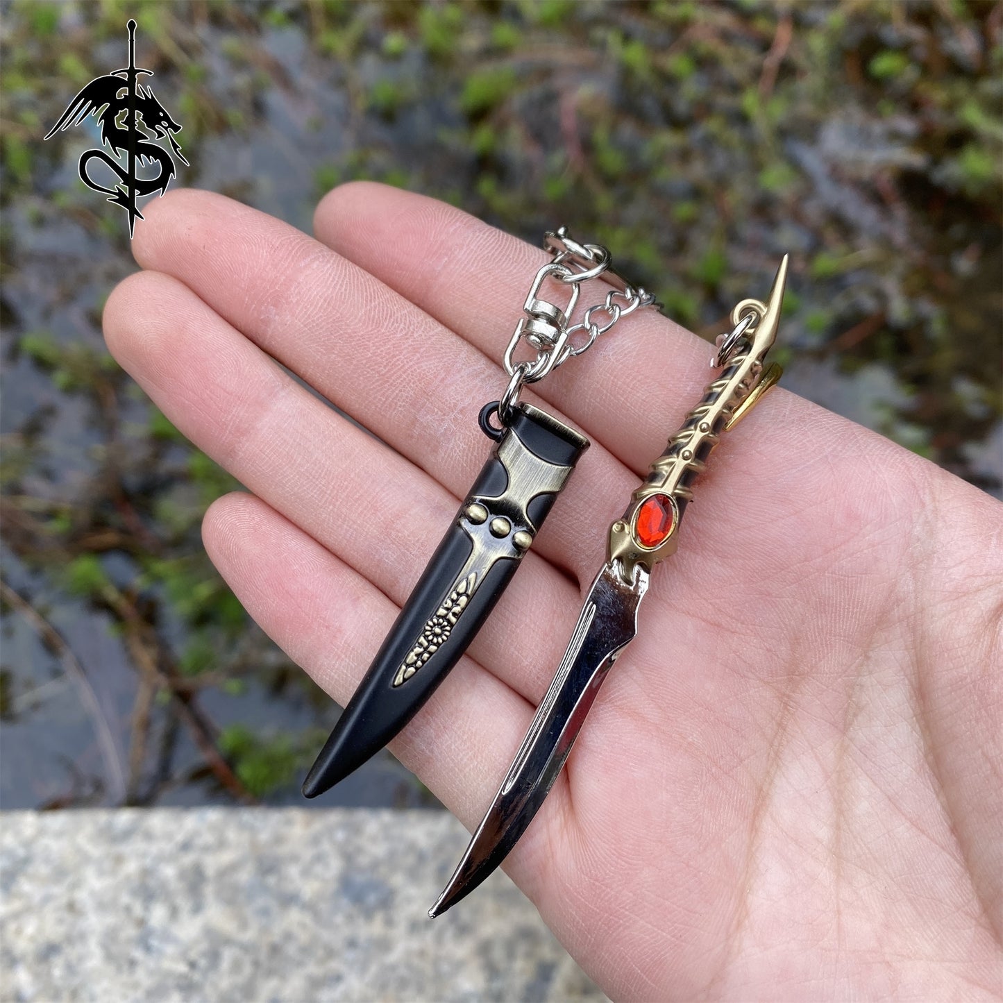 GOT Sword Keychain 4 In 1 Pack Backpack Decor