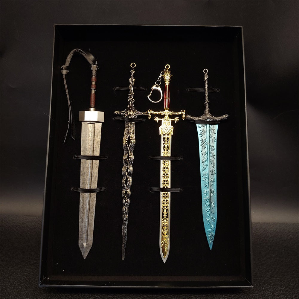 Game Metal Weapons Replicas 4 In 1 Gift Box USA Stock