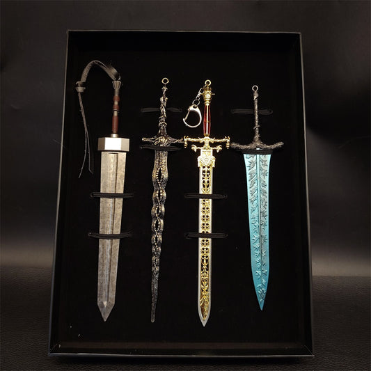 Game Metal Weapons Replicas 4 In 1 Gift Box USA Stock