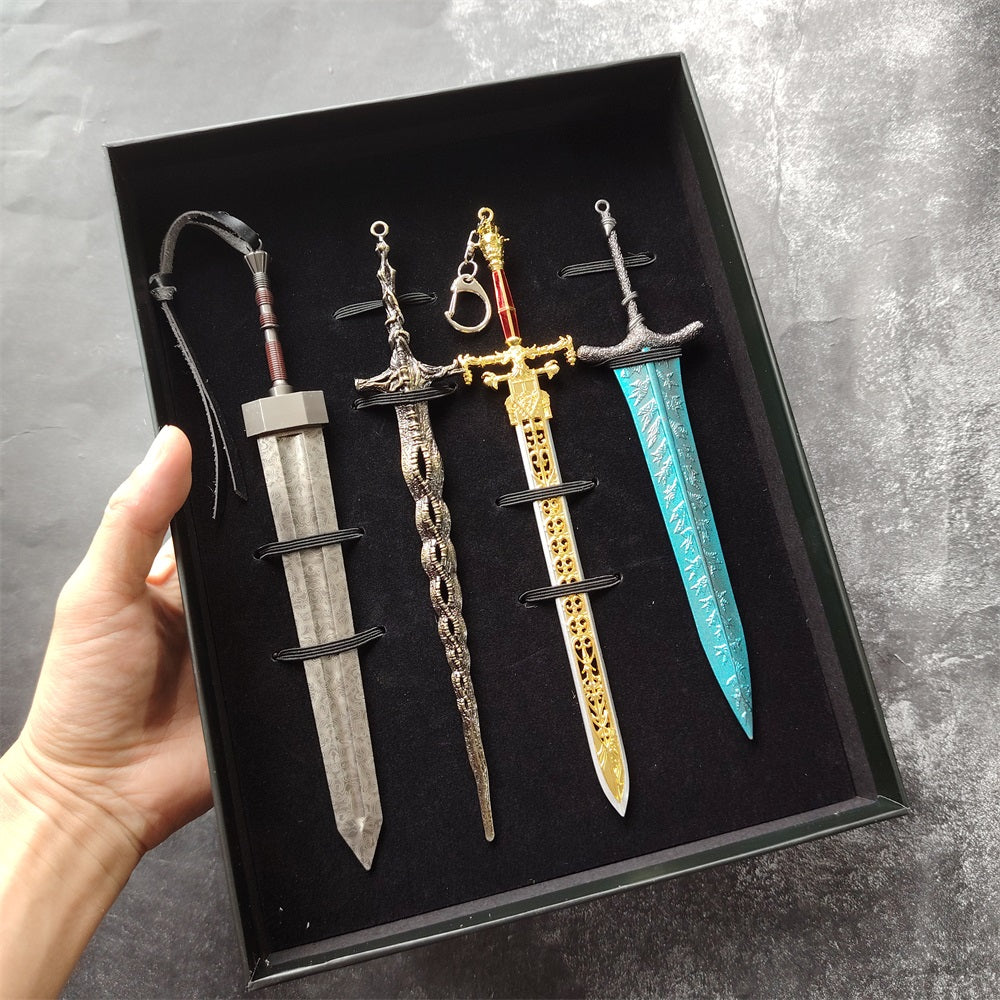 Game Metal Weapons Replicas 4 In 1 Gift Box USA Stock
