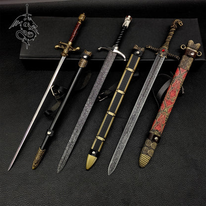 Classical Middle Age Swords 3 In 1 Pack