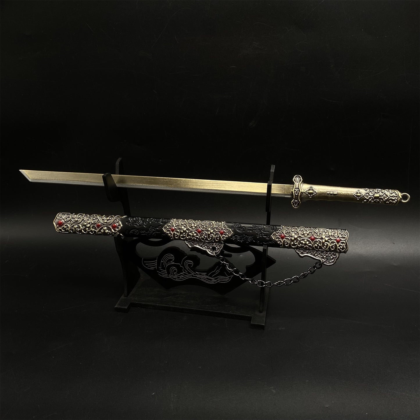 Ancient General Tang Sword Metal Replica Cold Weapon Collection