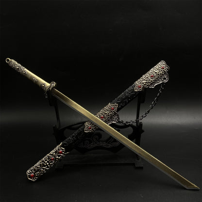 Ancient General Tang Sword Metal Replica Cold Weapon Collection
