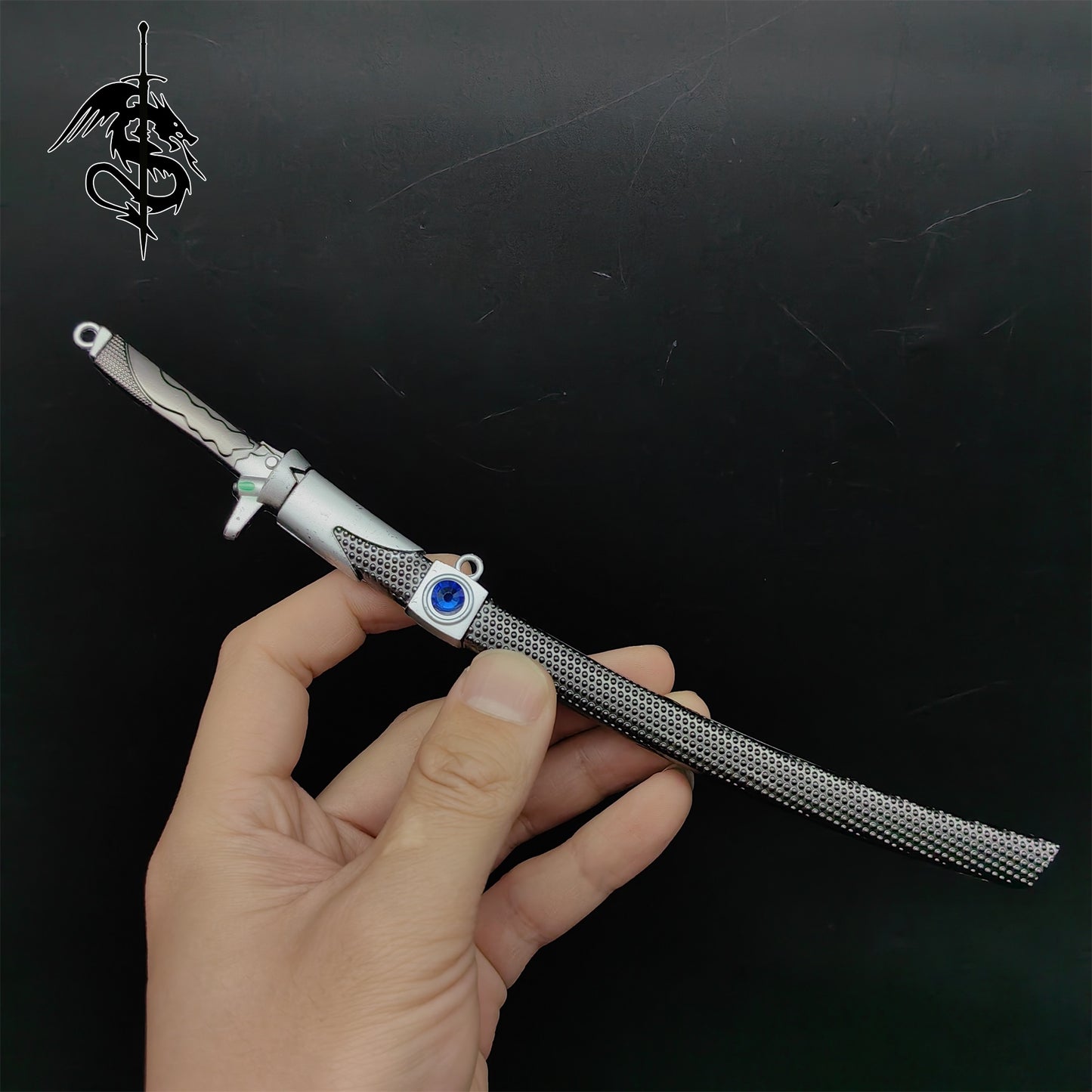 Metal Genji Dragon Blade Miniature Genji Katana Alloy Replica