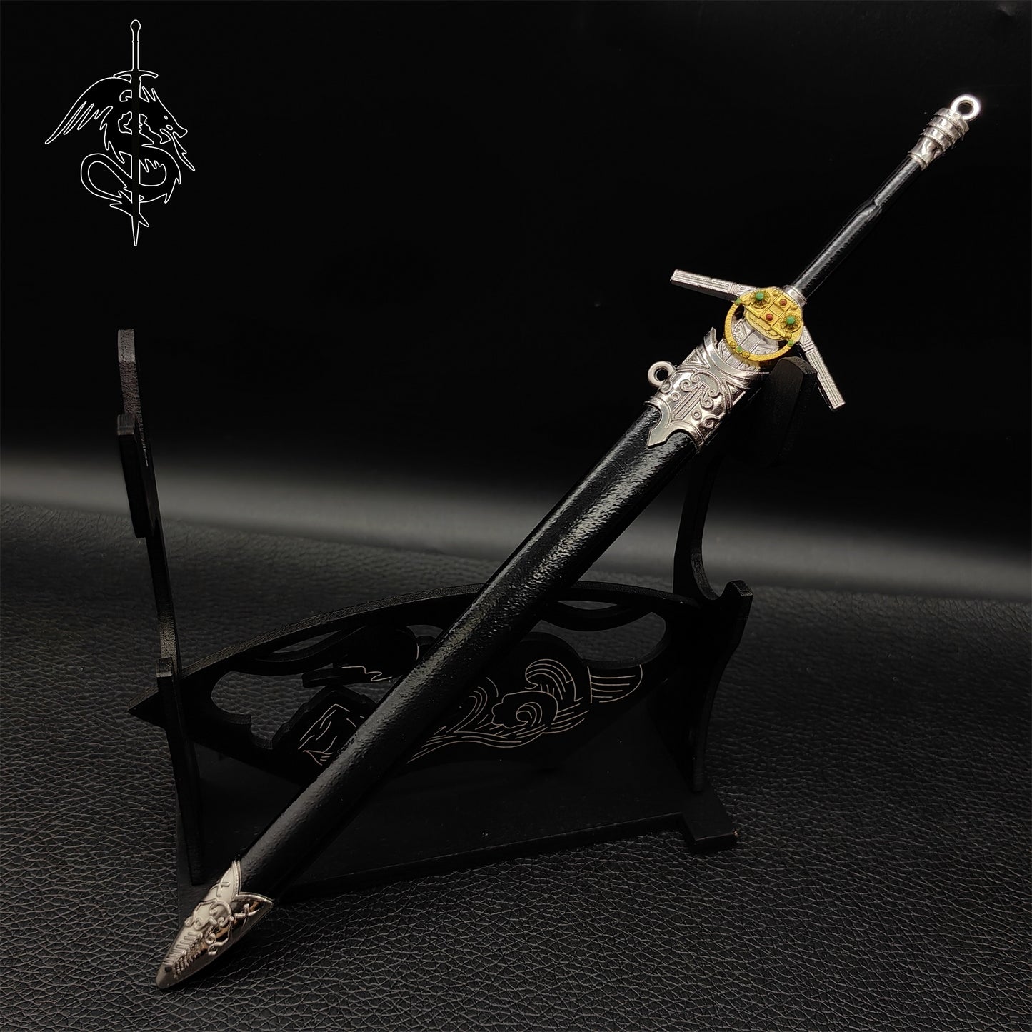 Metal Geralt Steel Sword Replica Tiny Geralt of Rivia Sword