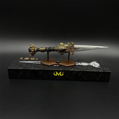 Soul Land Ghostcarving Godly Blade Metal Replica - Dull Blade Prop