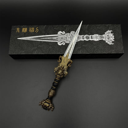 Soul Land Ghostcarving Godly Blade Metal Replica - Dull Blade Prop