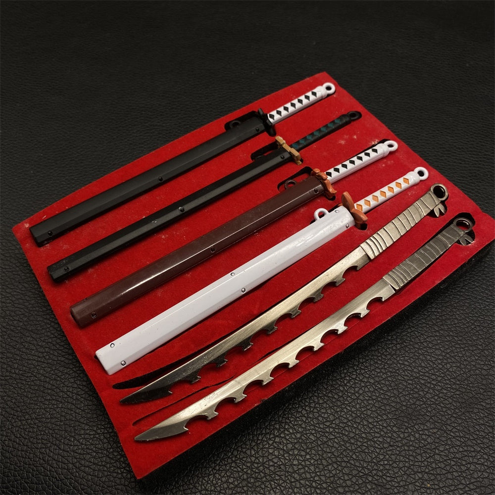 Metal Tiny Demon Killer Katanas Nichirin Swords