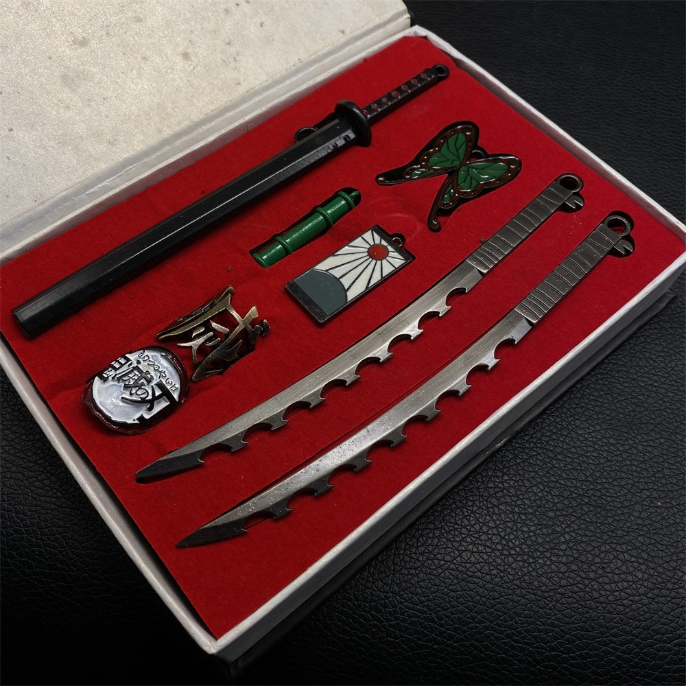 Metal Tiny Demon Killer Katanas Nichirin Swords