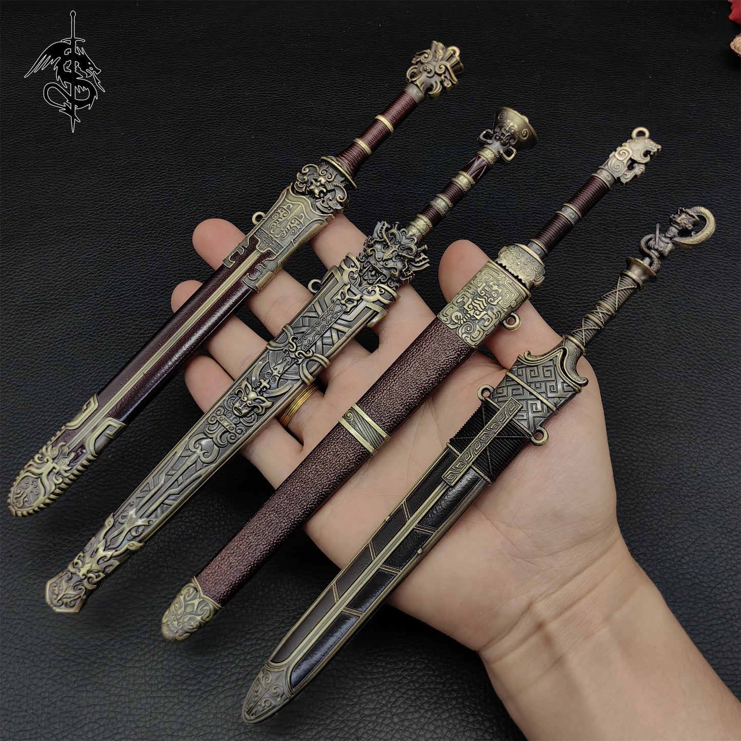 The Investiture of The Gods Metal Swords 4 In 1 Pack