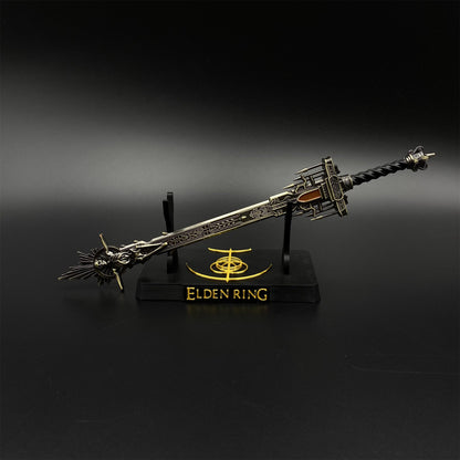 Soul Game Golden Epitaph Sword Metal Miniature 30CM/11.8"
