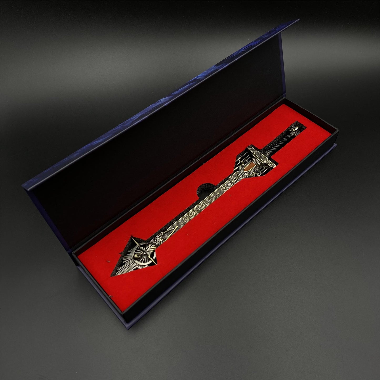 Soul Game Golden Epitaph Sword Metal Miniature 30CM/11.8"