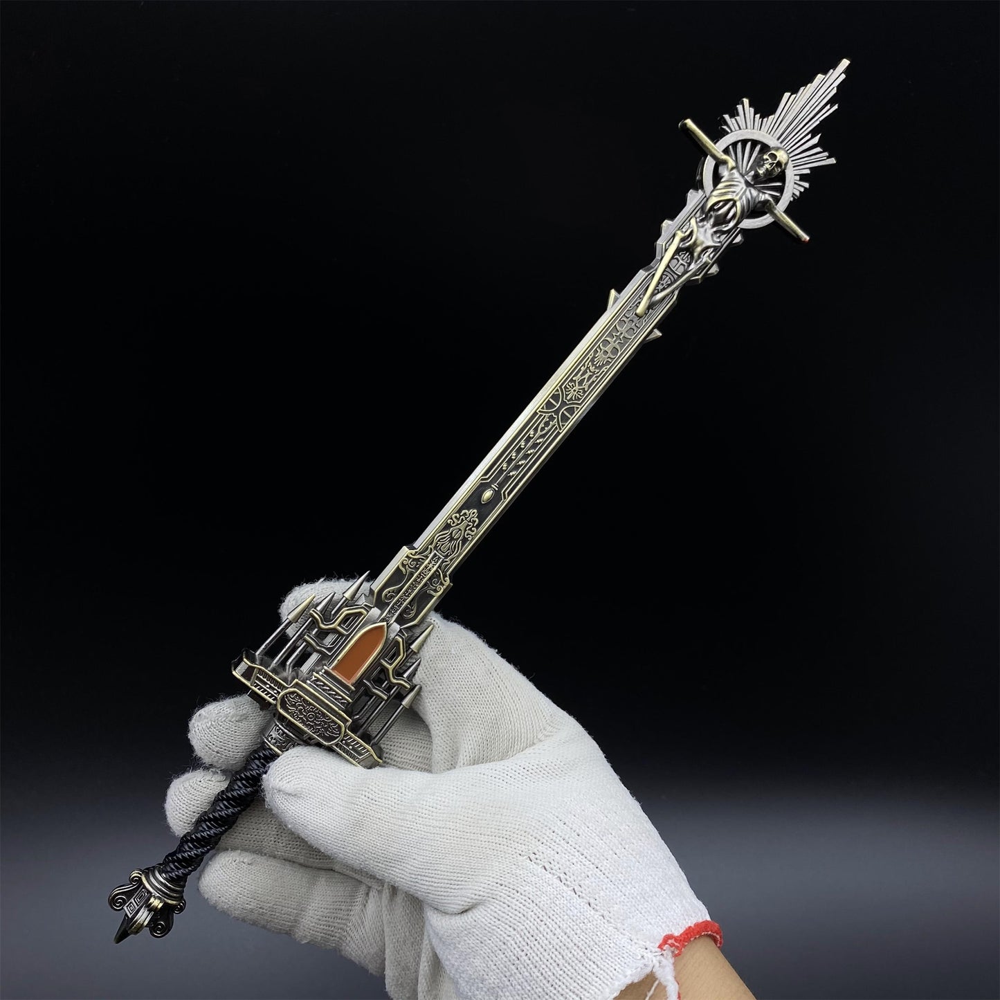 Soul Game Golden Epitaph Sword Metal Miniature 30CM/11.8"