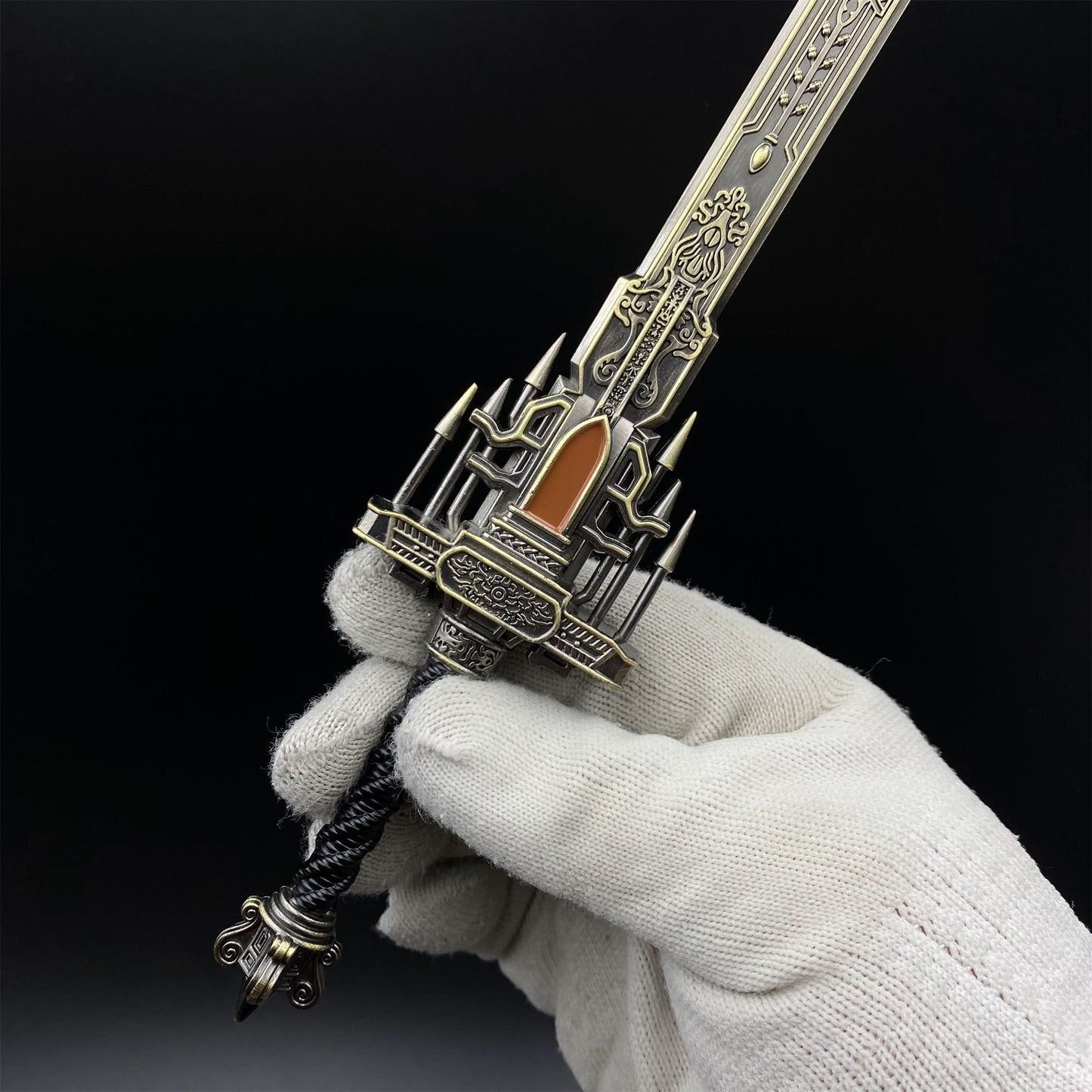 Soul Game Golden Epitaph Sword Metal Miniature 30CM/11.8"