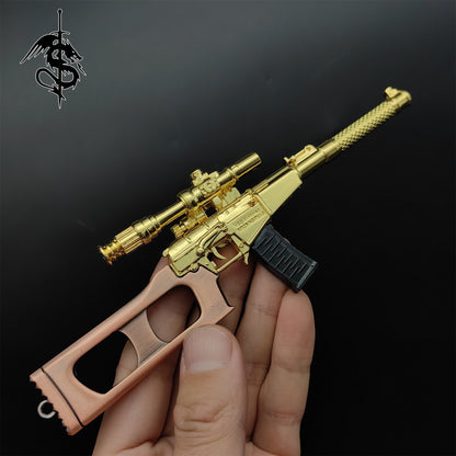 Golden Plated VSS Miniature Small VSS Sniper Rifle Replica