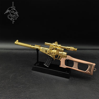 Golden Plated VSS Miniature Small VSS Sniper Rifle Replica