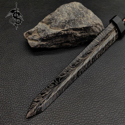 Damascus Pattern ER Greatsword Metal Miniature 22CM/8.7"