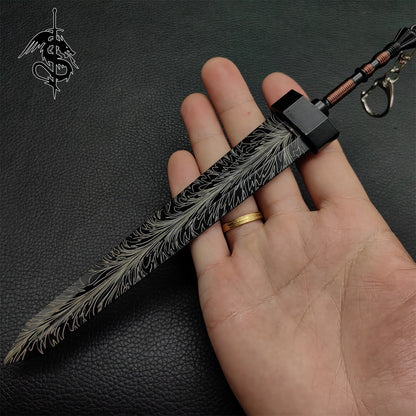 Damascus Pattern ER Greatsword Metal Miniature 22CM/8.7"