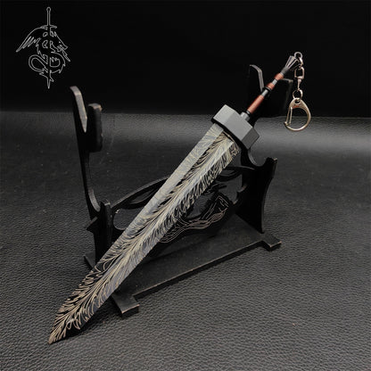 Damascus Pattern ER Greatsword Metal Miniature 22CM/8.7"