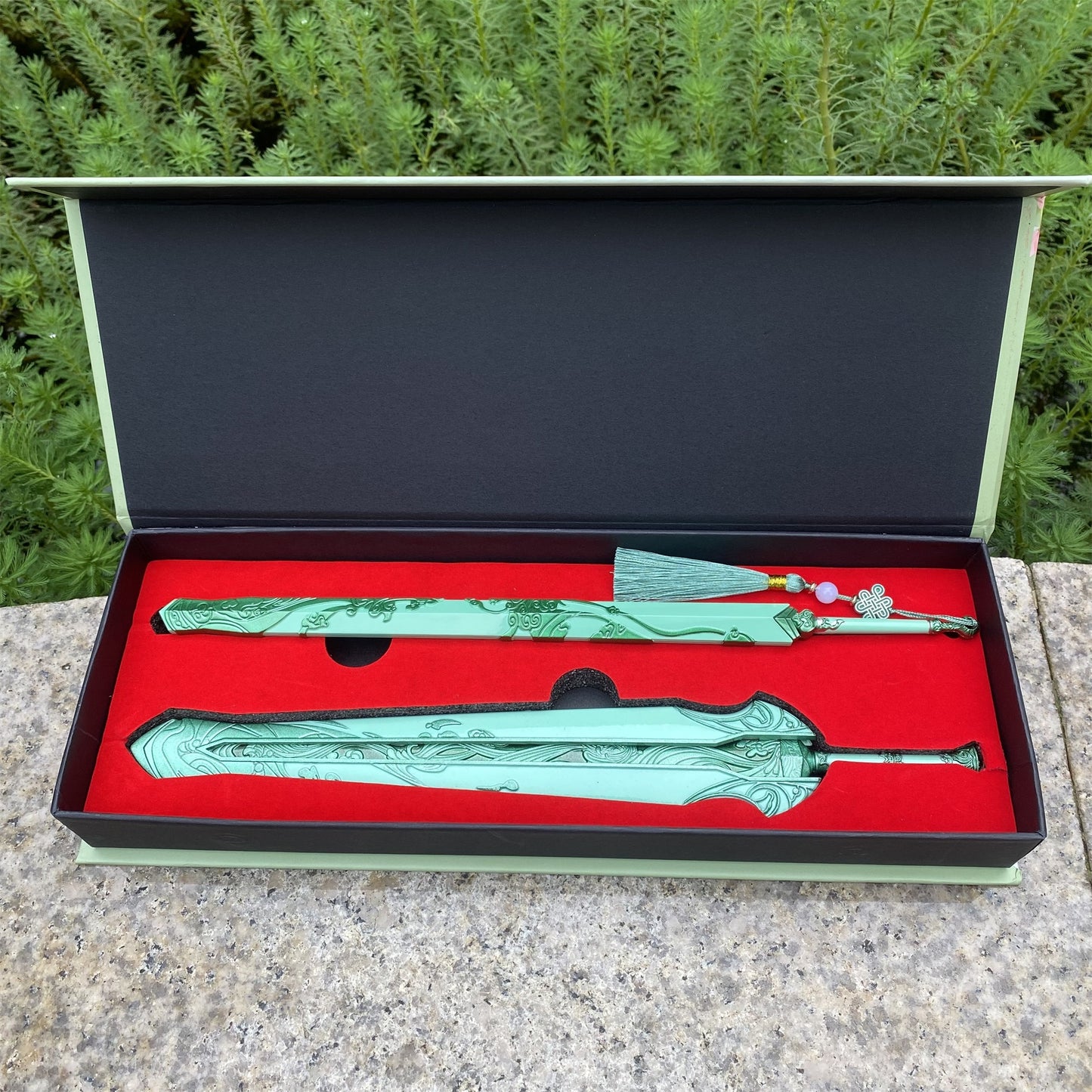 Game Peripheral Green Sea Sword & Cyan Sky Sword 2 In 1 Gift Box