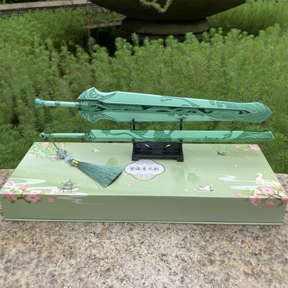 Game Peripheral Green Sea Sword & Cyan Sky Sword 2 In 1 Gift Box