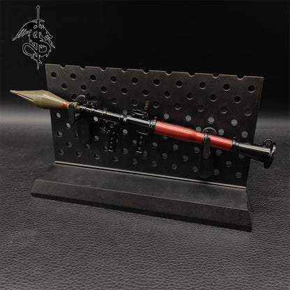 Miniature Gun Stand  Tiny Gun Model Holder Weapons Display Stand 