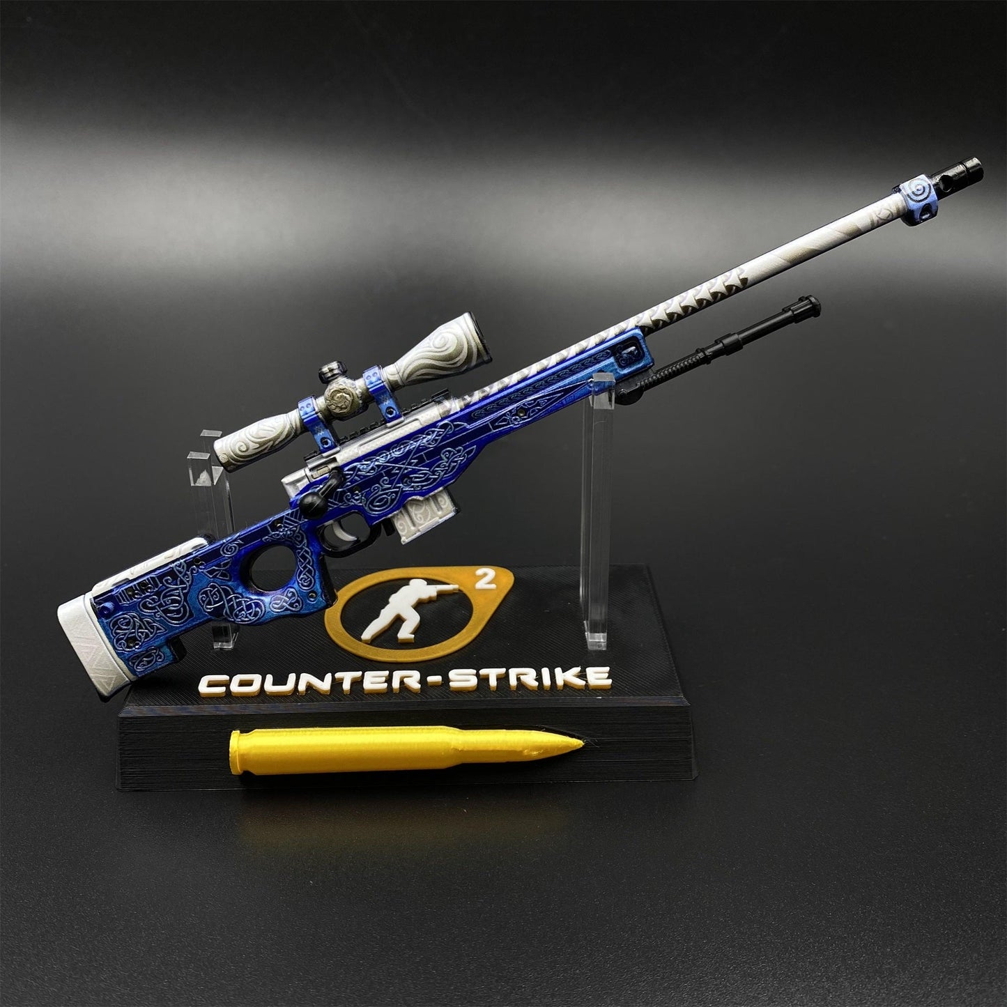 CS2 Game Peripheral - Tiny Gun Gungnir AWP Metal Replica Game Prop Collectible