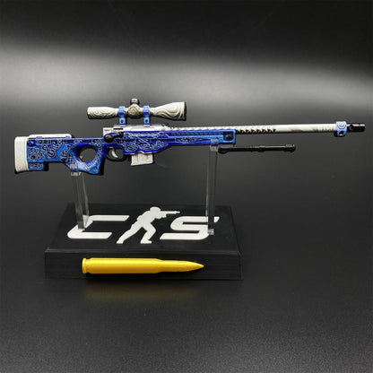 CS2 Game Peripheral - Tiny Gun Gungnir AWP Metal Replica Game Prop Collectible