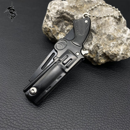 Mini EDC Folding Knife Gunknife Tiny Out Tool