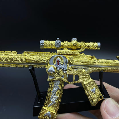 Metal DF HK416 Ace of Fate Gun Miniature For Collection