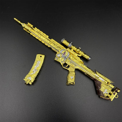 Metal DF HK416 Ace of Fate Gun Miniature For Collection