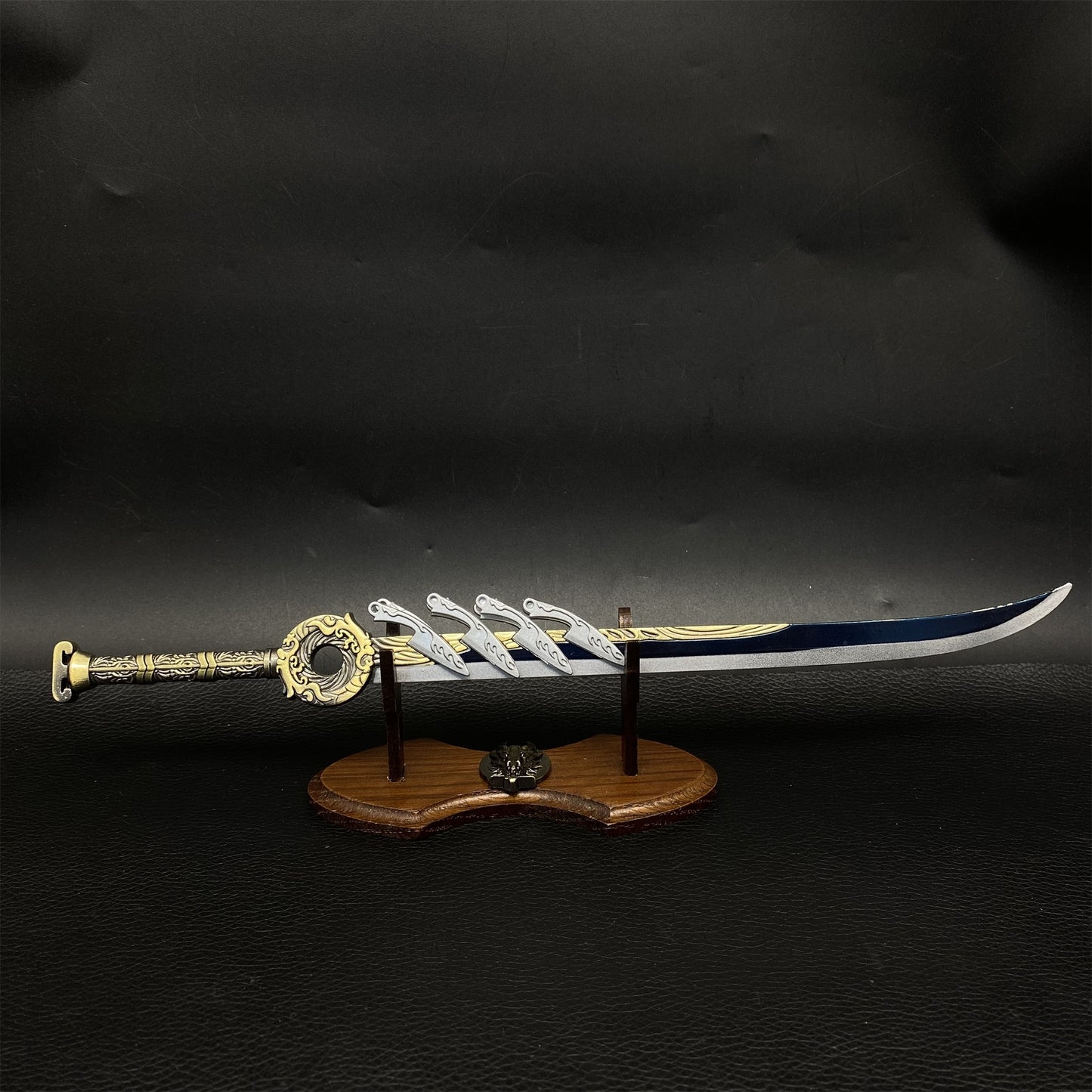 Cold Weapon Han Li Golden Fuzi Knife Metal Mini Replica