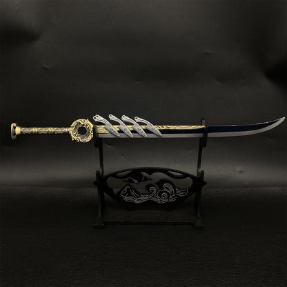 Cold Weapon Han Li Golden Fuzi Knife Metal Mini Replica