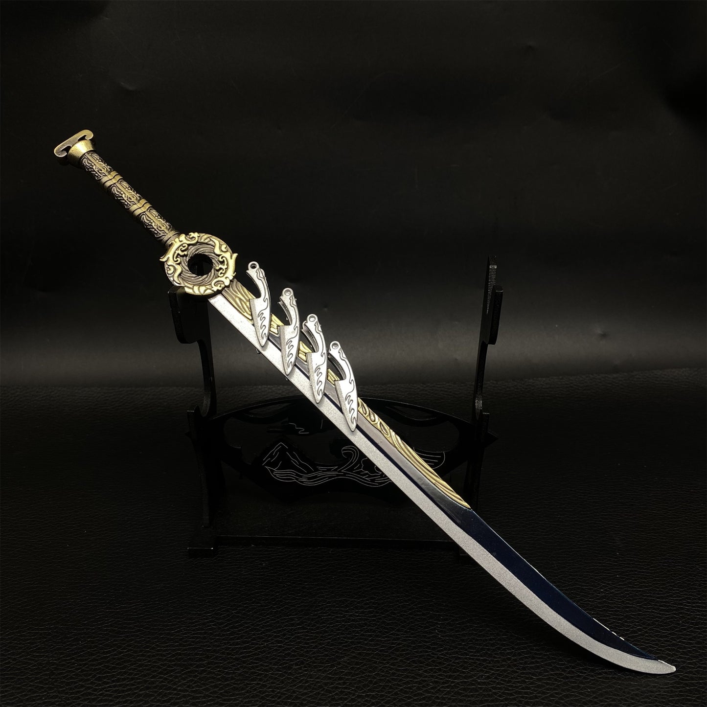 Cold Weapon Han Li Golden Fuzi Knife Metal Mini Replica